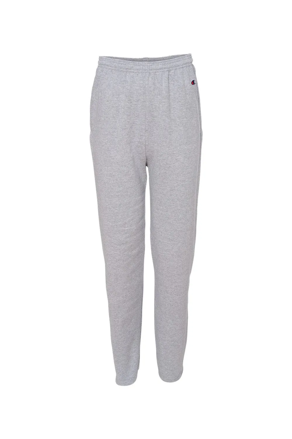 Champion Mens Open Bottom Fleece Sweatpants w/ Pockets - Light Steel Grey