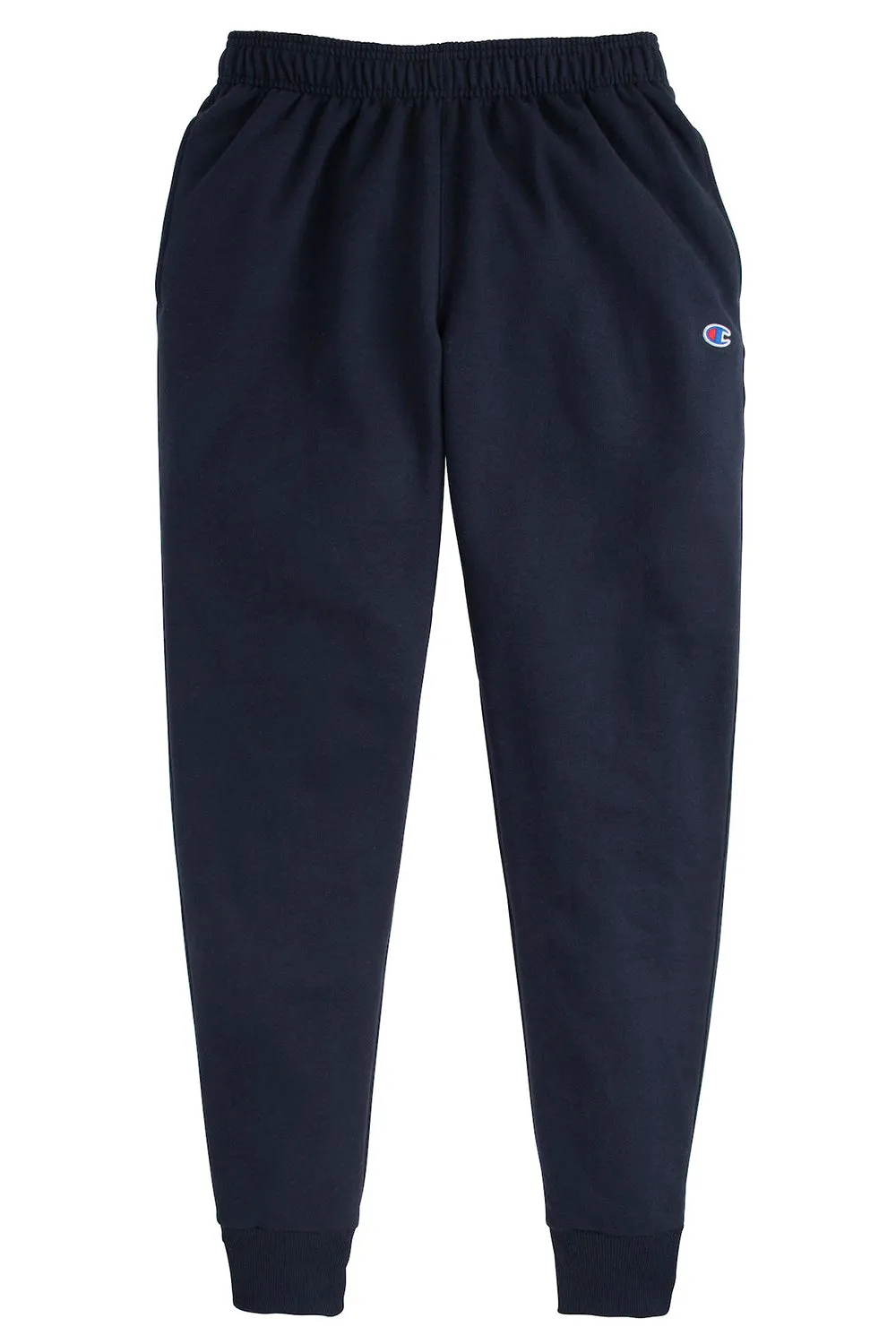 Champion Mens Power blend Fleece Jogger Sweatpants w/ Pockets - Navy Blue