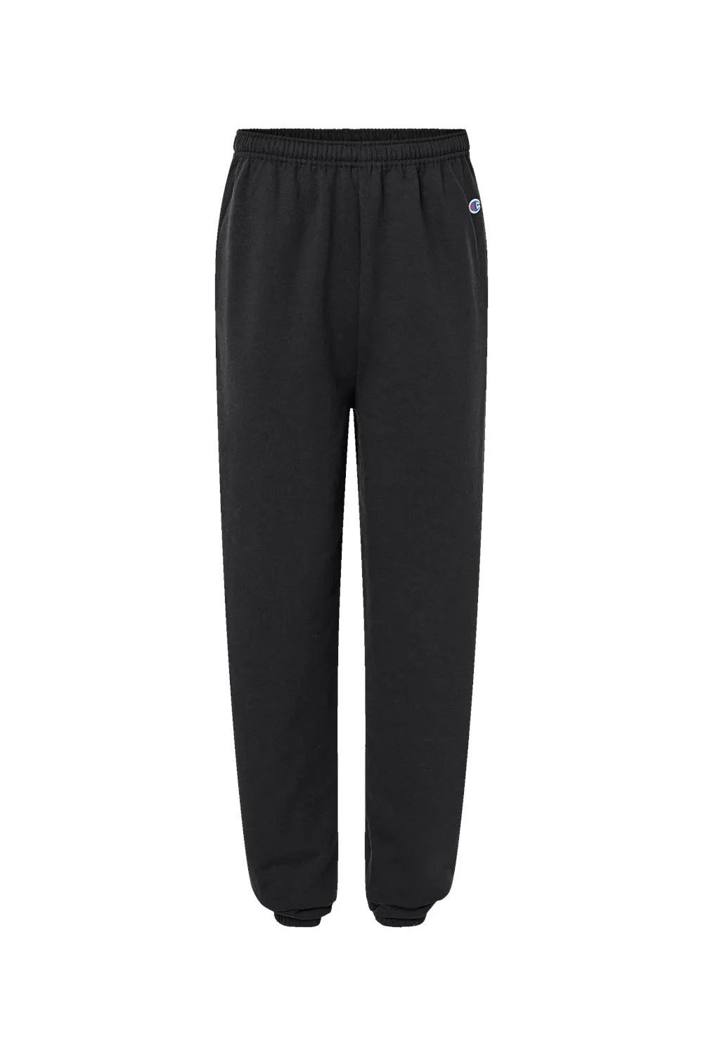 Champion Mens Powerblend Sweatpants w/ Pockets - Black - Closeout
