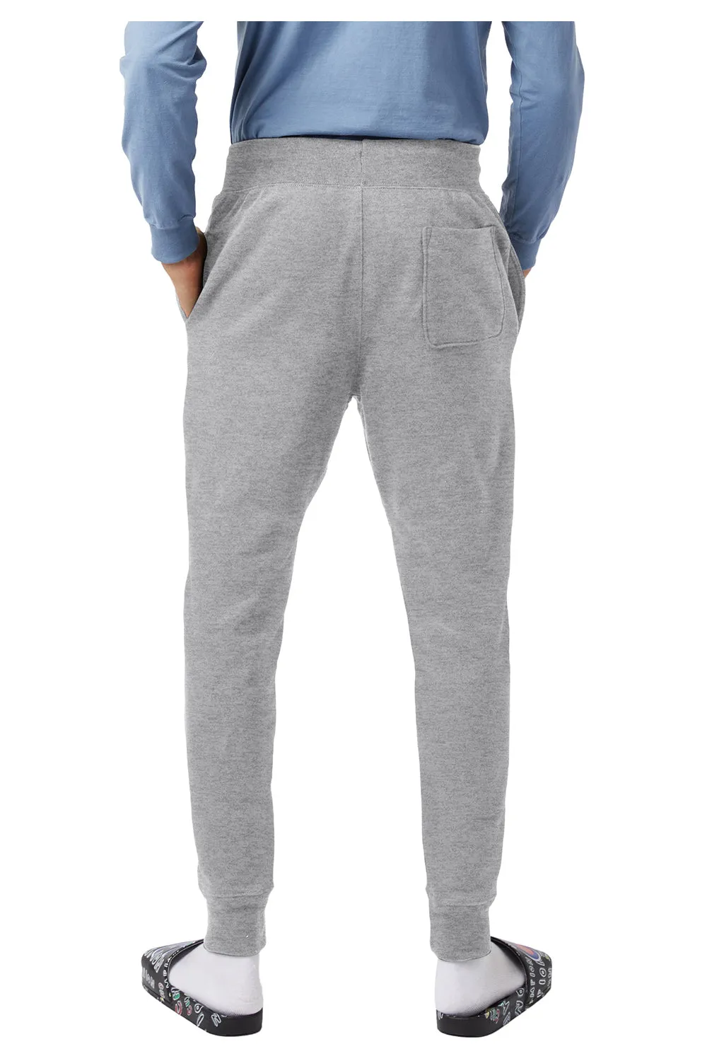 Champion Mens Powerblend Sweatpants w/ Pockets - Light Steel Grey - Closeout