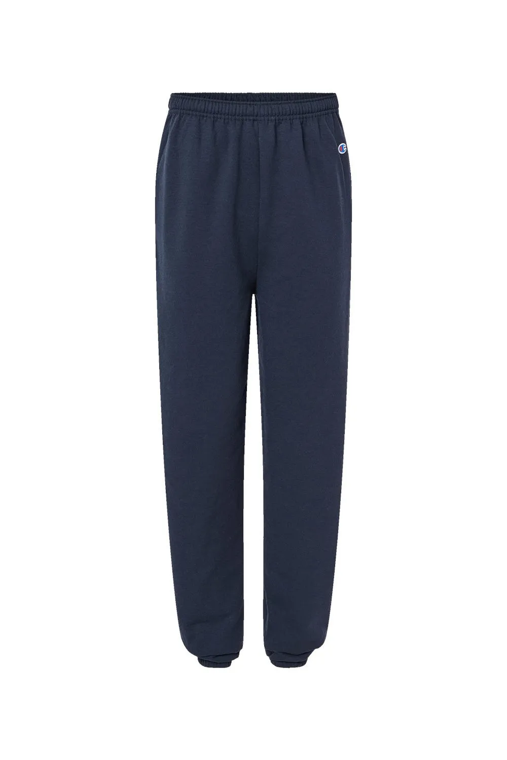 Champion Mens Powerblend Sweatpants w/ Pockets - Navy Blue - Closeout