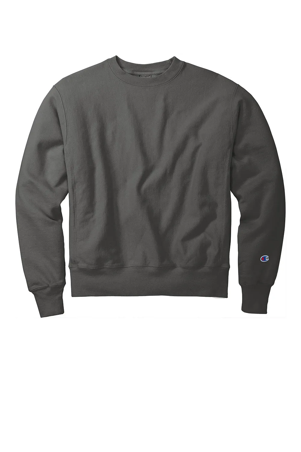 Champion Mens Reverse Weave Garment Dyed Crewneck Sweatshirt - New Railroad Grey