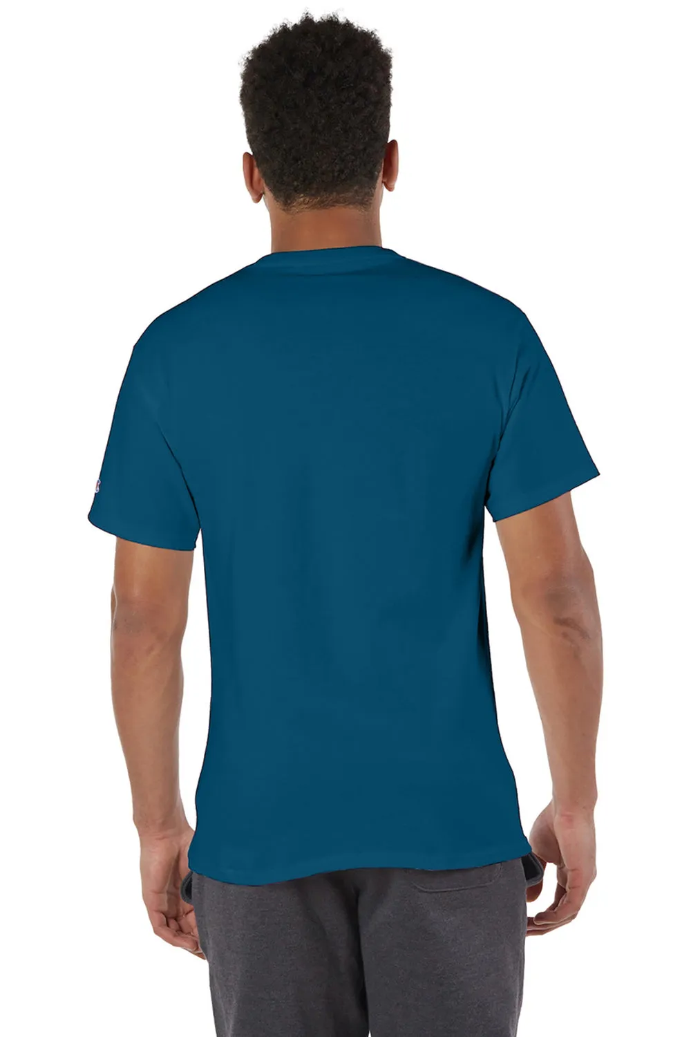 Champion Mens Short Sleeve Crewneck T-Shirt - Late Night Blue