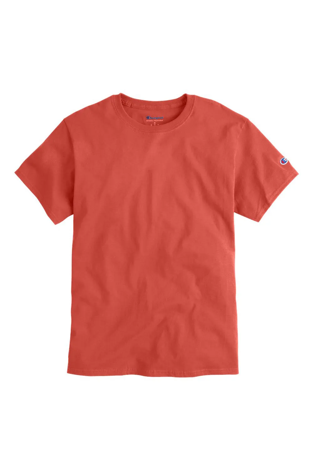Champion Mens Short Sleeve Crewneck T-Shirt - Red River Clay