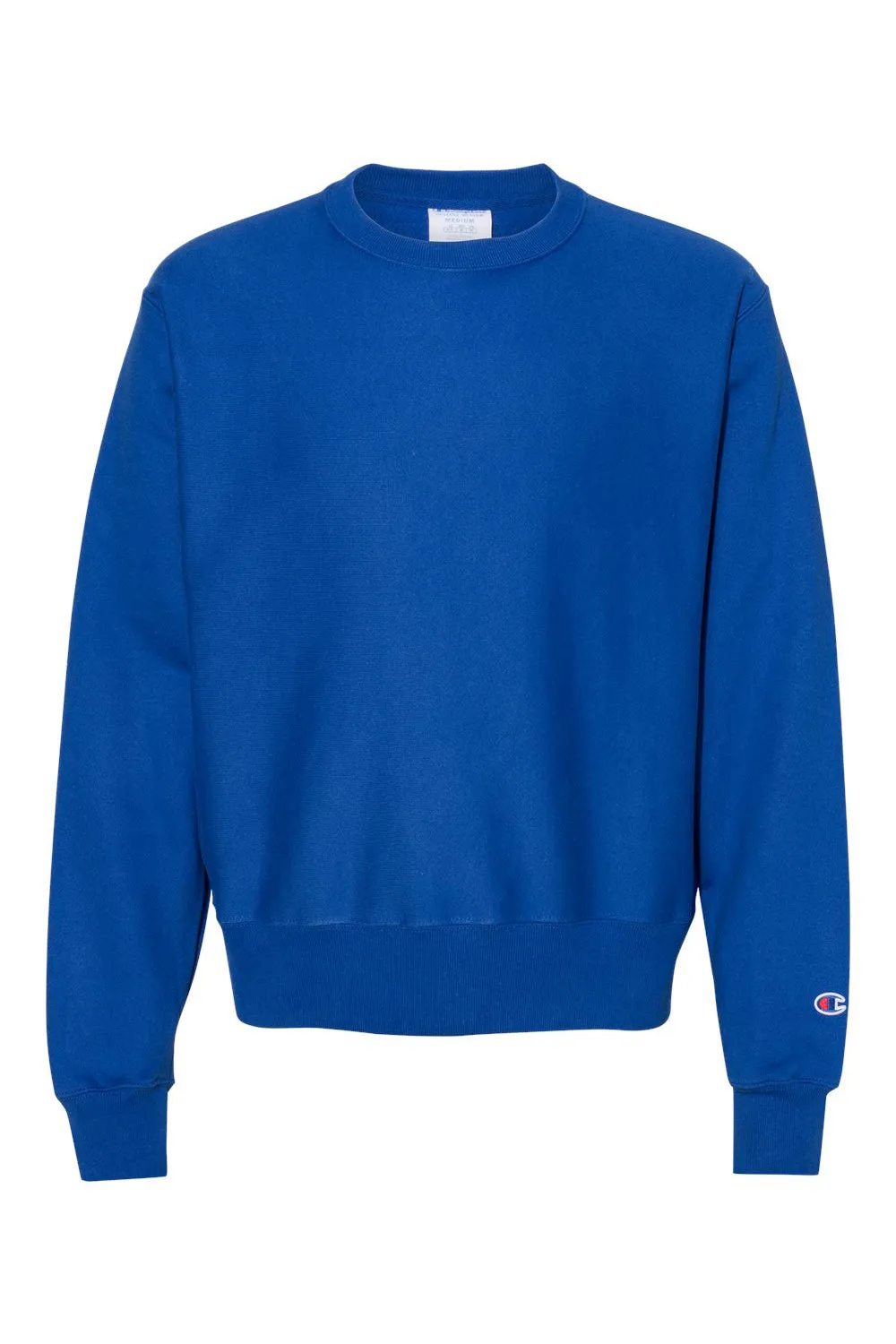 Champion Mens Shrink Resistant Crewneck Sweatshirt - Athletic Royal Blue