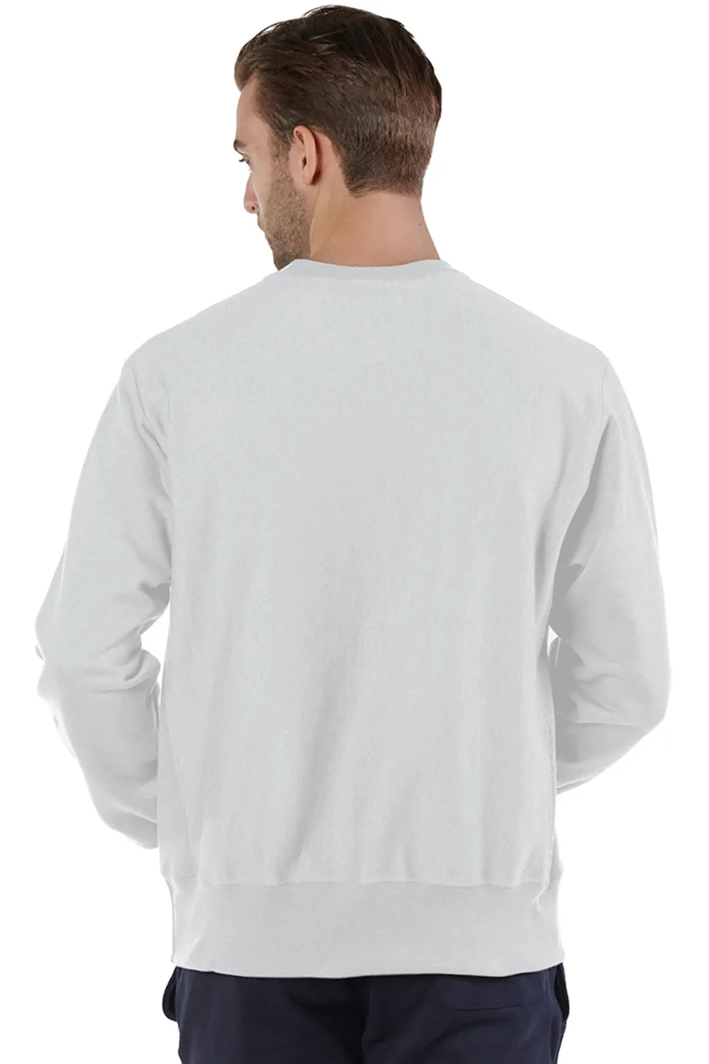 Champion Mens Shrink Resistant Crewneck Sweatshirt - Silver Grey
