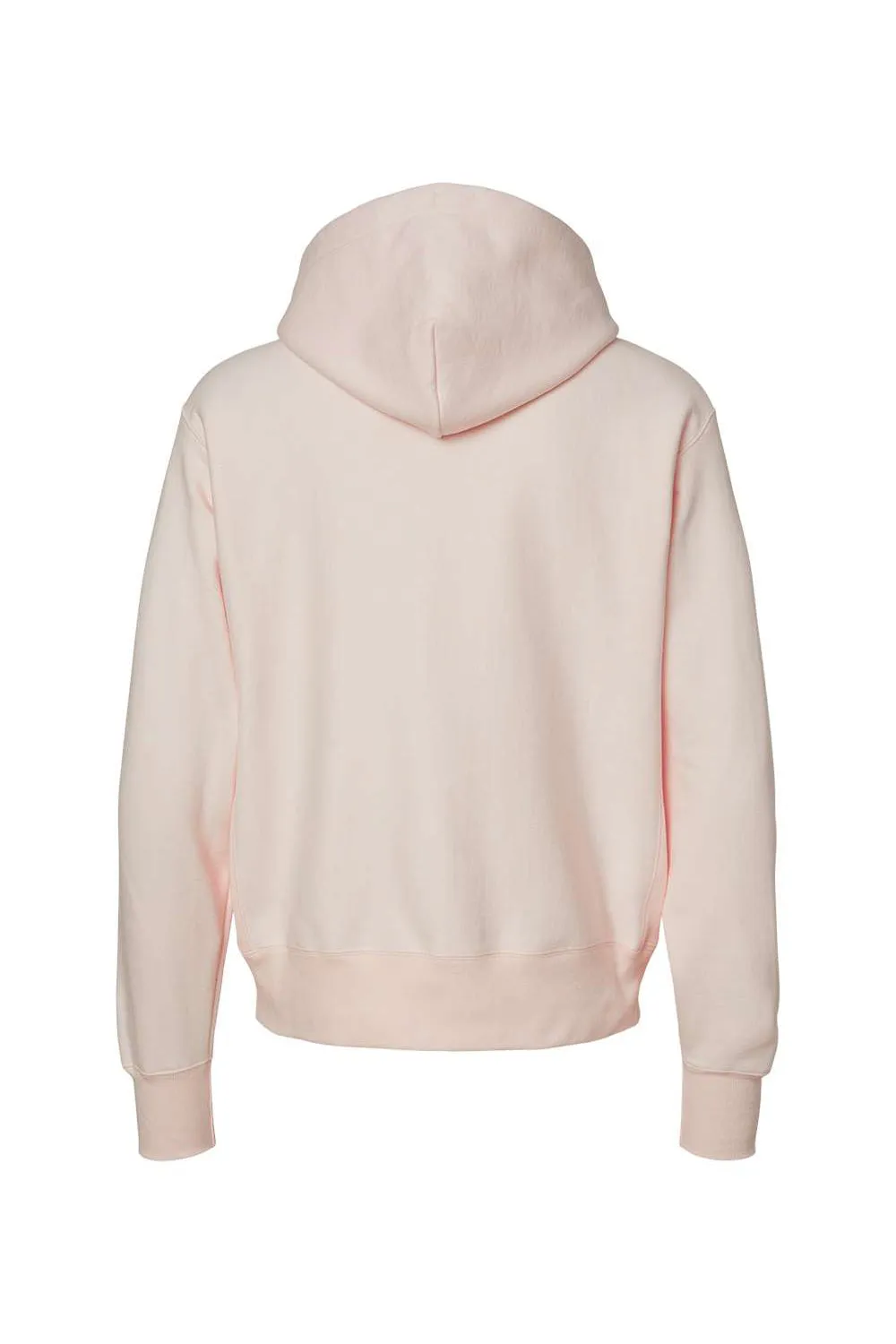 Champion Mens Shrink Resistant Hooded Sweatshirt Hoodie w/ Pouch Pocket - Body Blush Pink