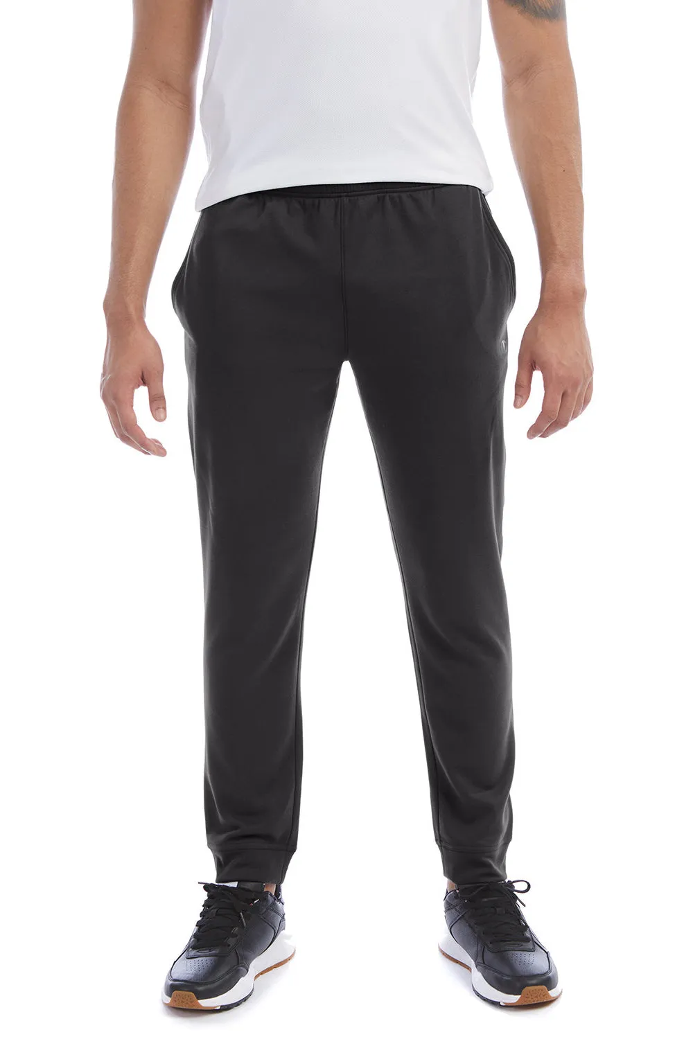 Champion Mens Sport Jogger Sweatpants w/ Pockets - Black - Closeout