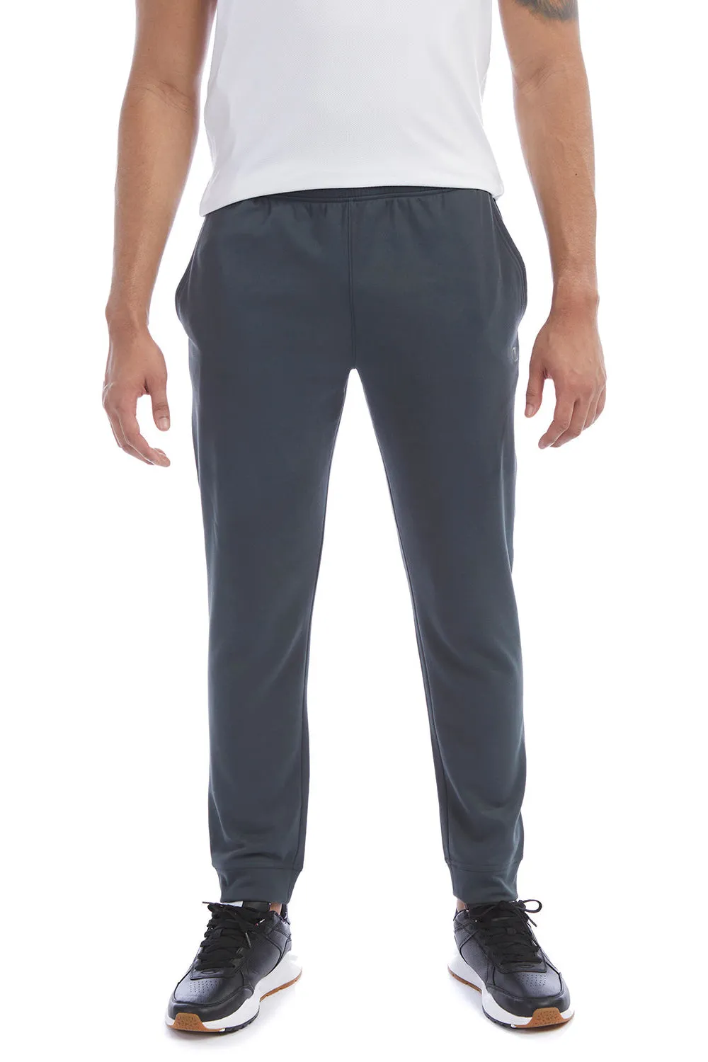 Champion Mens Sport Jogger Sweatpants w/ Pockets - Stealth Grey - Closeout