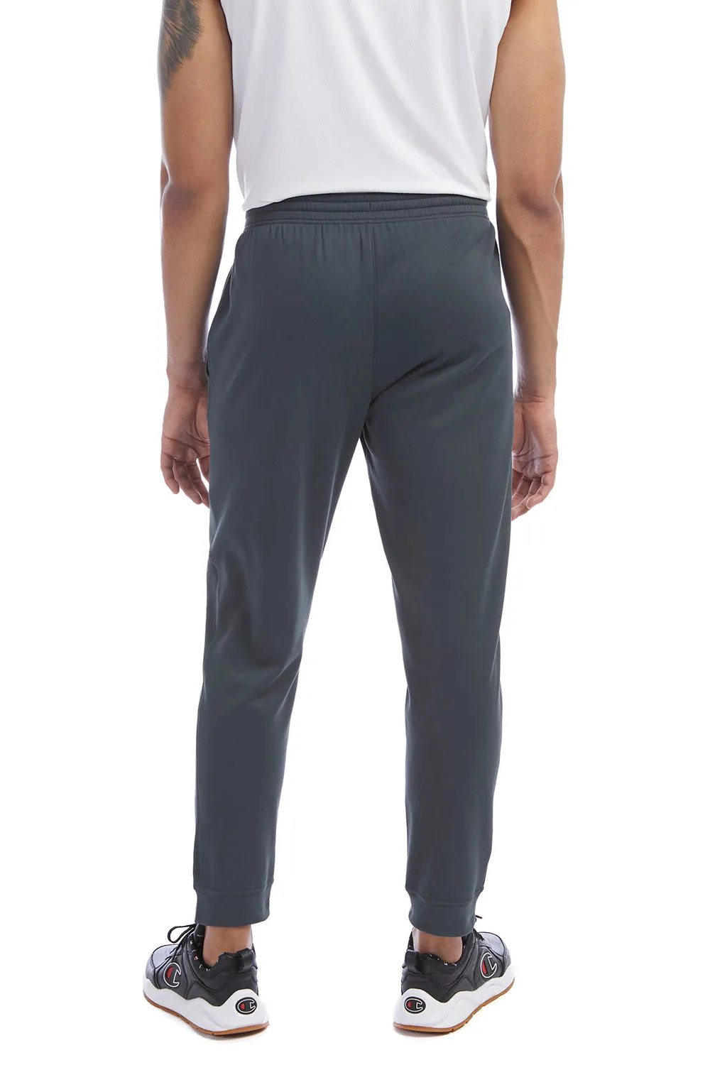 Champion Mens Sport Jogger Sweatpants w/ Pockets - Stealth Grey - Closeout