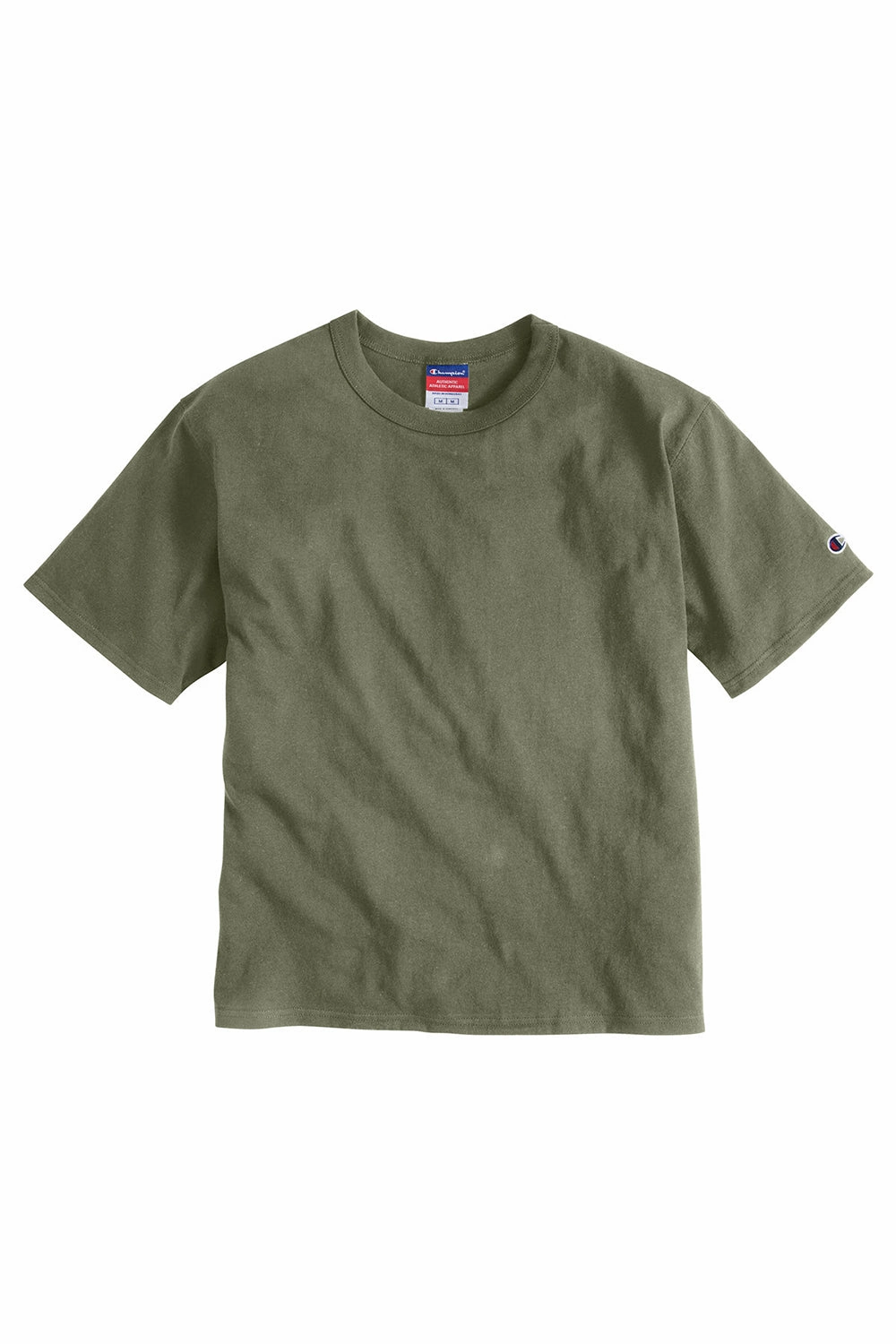 Champion Mens Heritage Short Sleeve Crewneck T-Shirt - Fresh Olive Green