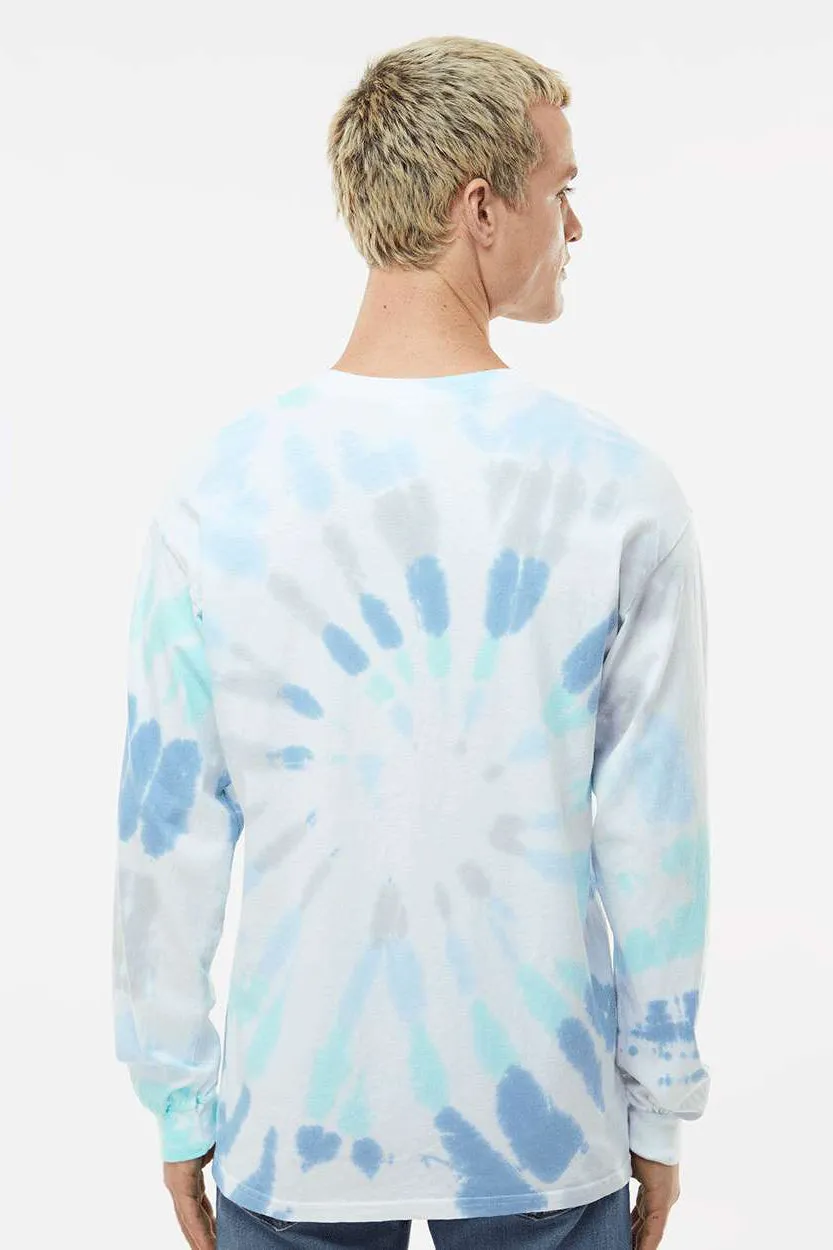 Colortone Mens Long Sleeve Crewneck T-Shirt - Glacier