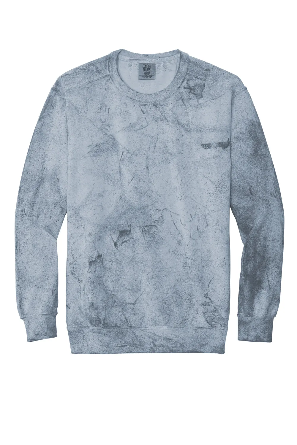 Comfort Colors Mens Color Blast Crewneck Sweatshirt - Ocean Blue