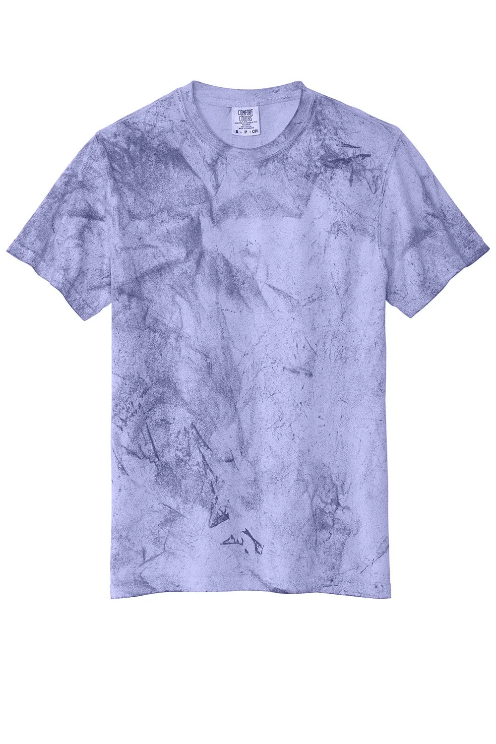 Comfort Colors Mens Color Blast Short Sleeve Crewneck T-Shirt - Amethyst Purple