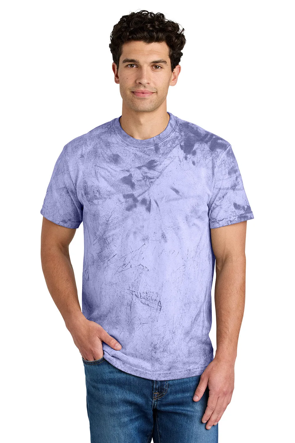 Comfort Colors Mens Color Blast Short Sleeve Crewneck T-Shirt - Amethyst Purple