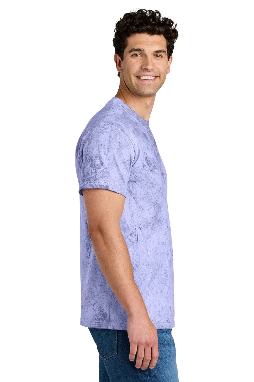 Comfort Colors Mens Color Blast Short Sleeve Crewneck T-Shirt - Amethyst Purple