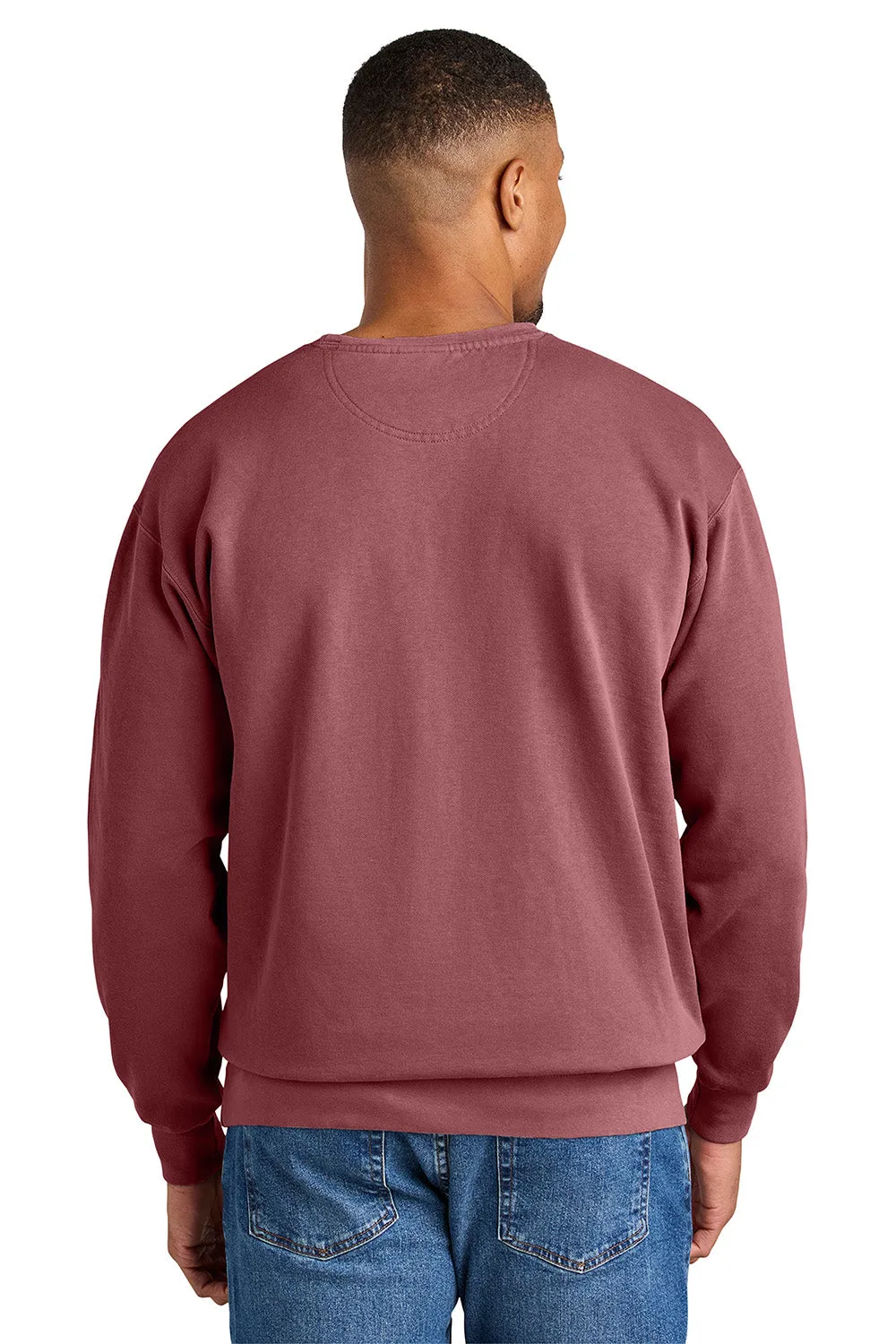 Comfort Colors Mens Crewneck Sweatshirt - Crimson Red