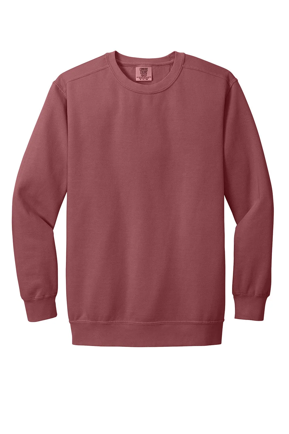 Comfort Colors Mens Crewneck Sweatshirt - Crimson Red