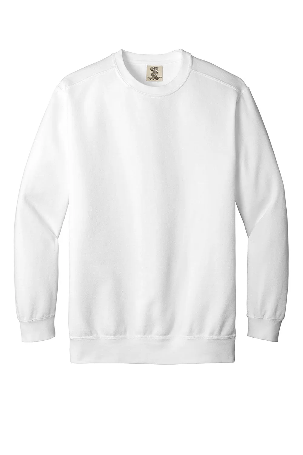 Comfort Colors Mens Crewneck Sweatshirt - White