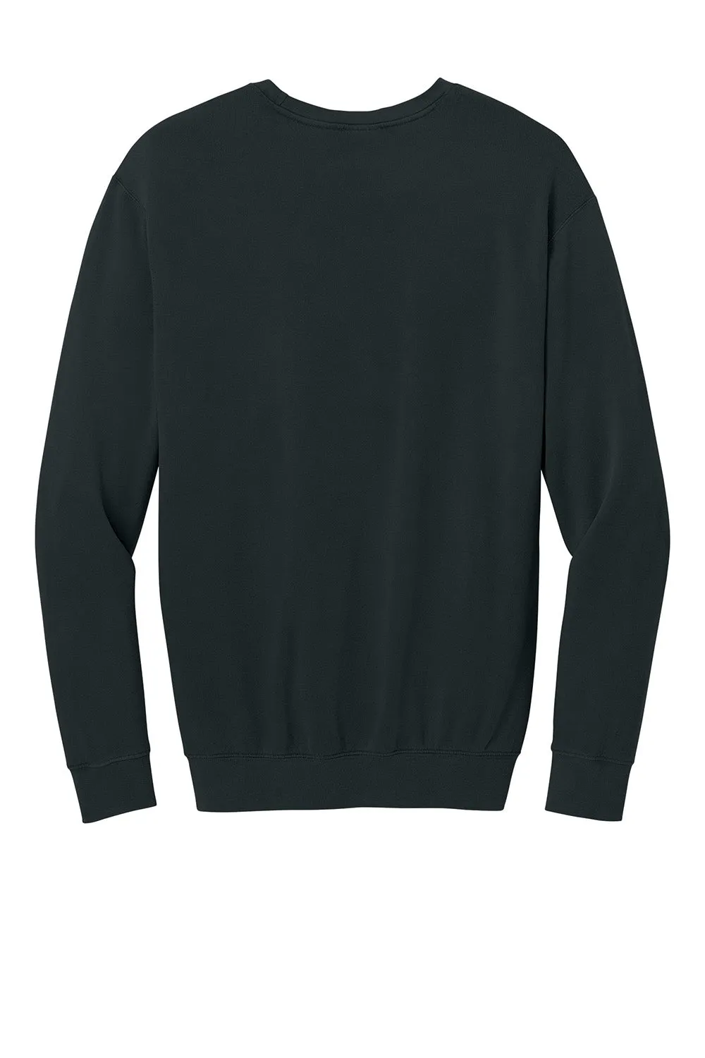 Comfort Colors Mens Garment Dyed Fleece Crewneck Sweatshirt - Black