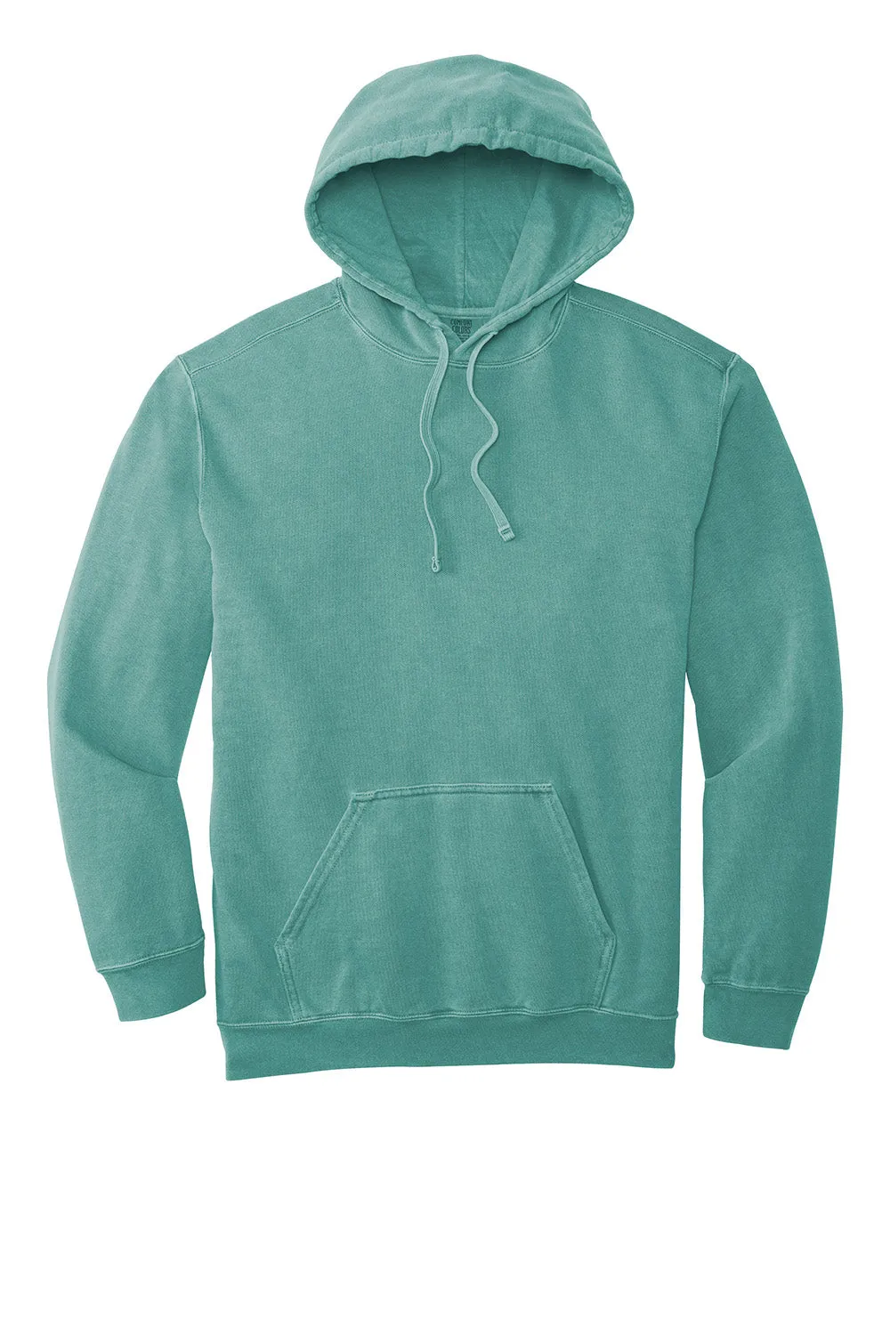 Comfort Colors Mens Hooded Sweatshirt Hoodie w/ Pouch Pocket - Seafoam Green