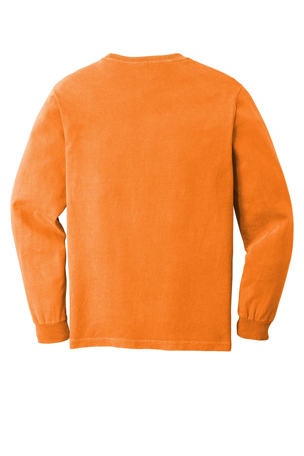 Comfort Colors Mens Long Sleeve Crewneck T-Shirt - Burnt Orange