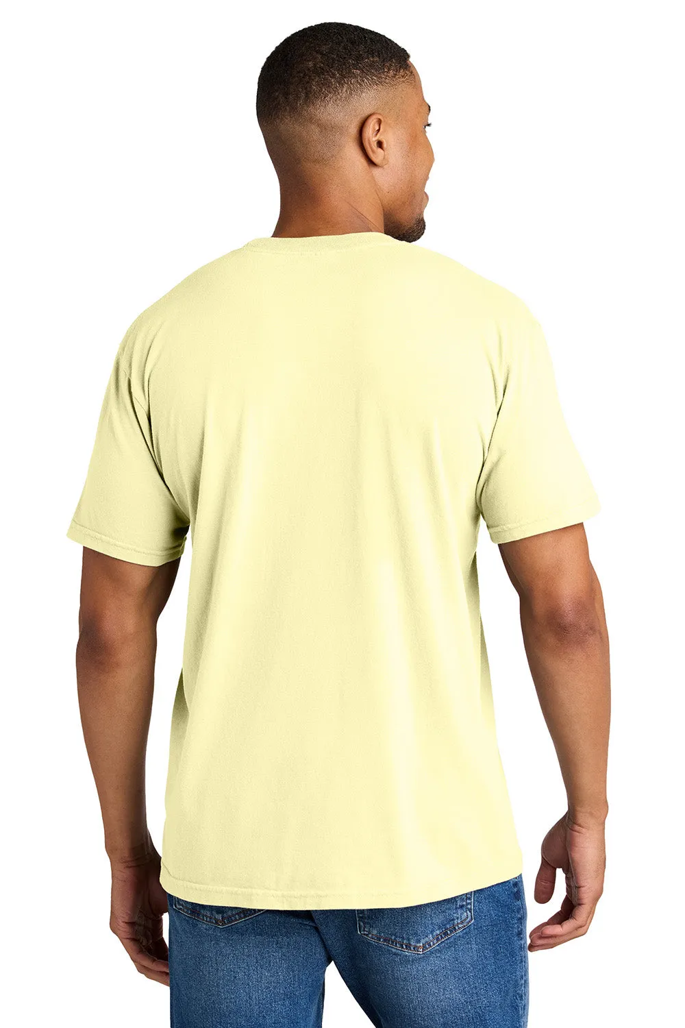 Comfort Colors Mens Short Sleeve Crewneck T-Shirt - Banana Yellow