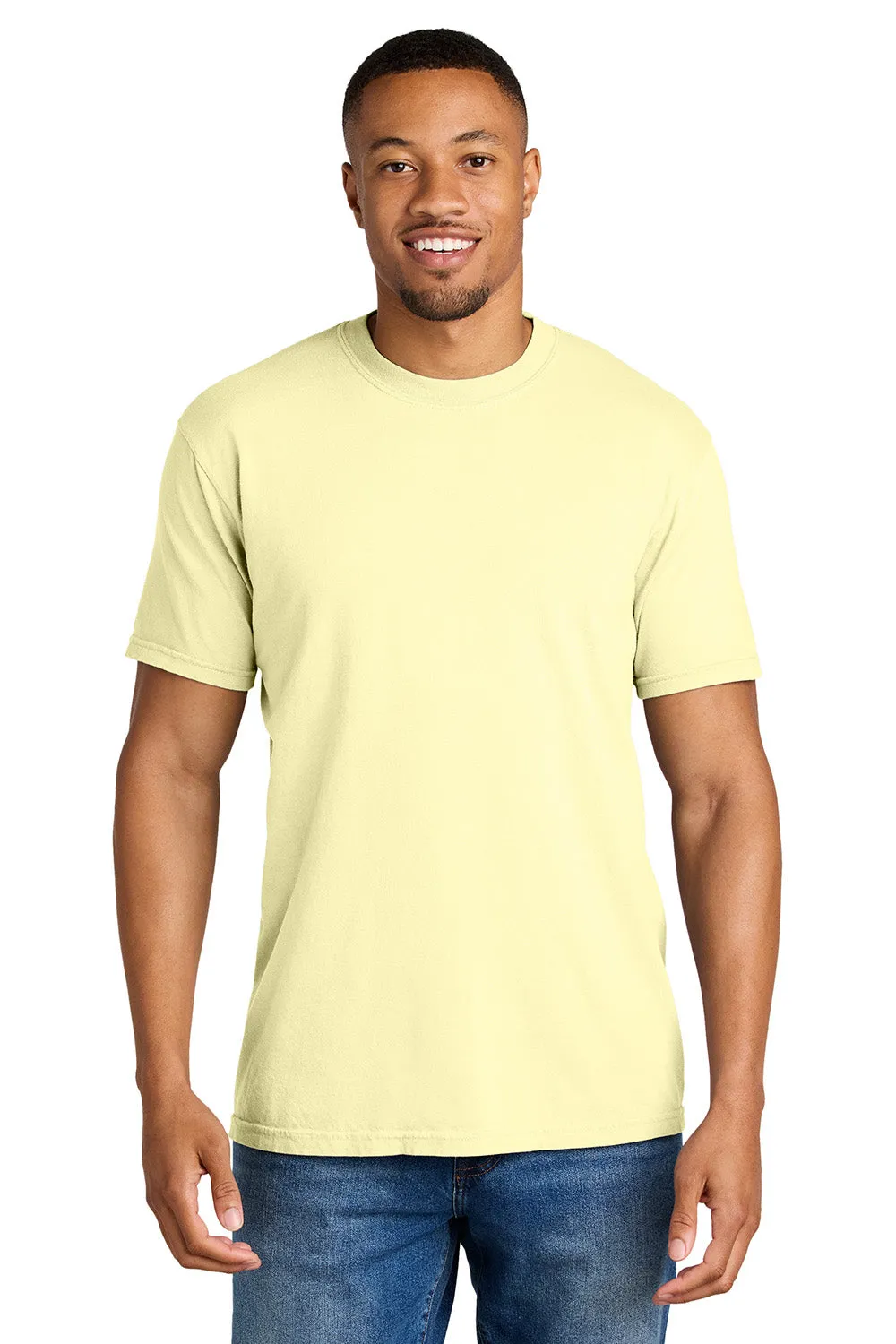 Comfort Colors Mens Short Sleeve Crewneck T-Shirt - Banana Yellow