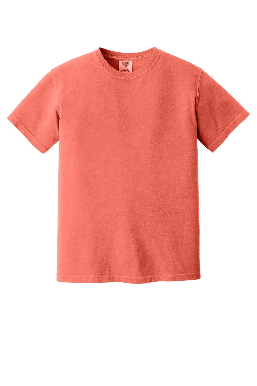 Comfort Colors Mens Short Sleeve Crewneck T-Shirt - Bright Salmon