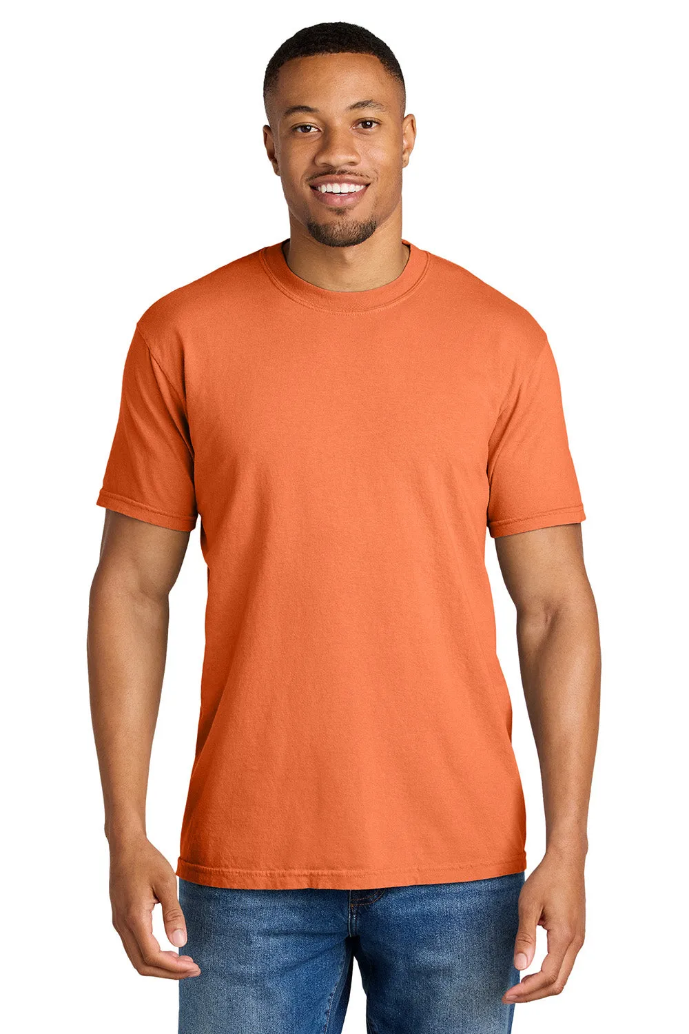 Comfort Colors Mens Short Sleeve Crewneck T-Shirt - Burnt Orange