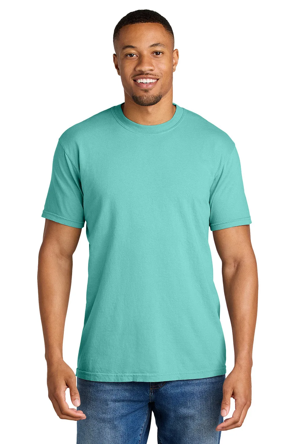Comfort Colors Mens Short Sleeve Crewneck T-Shirt - Chalky Mint Green