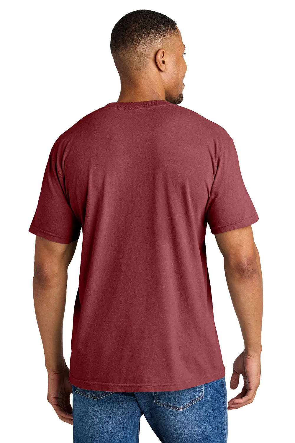 Comfort Colors Mens Short Sleeve Crewneck T-Shirt - Chili Red