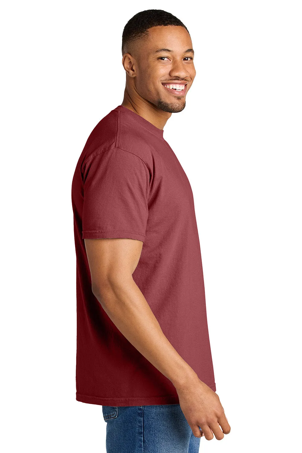 Comfort Colors Mens Short Sleeve Crewneck T-Shirt - Chili Red