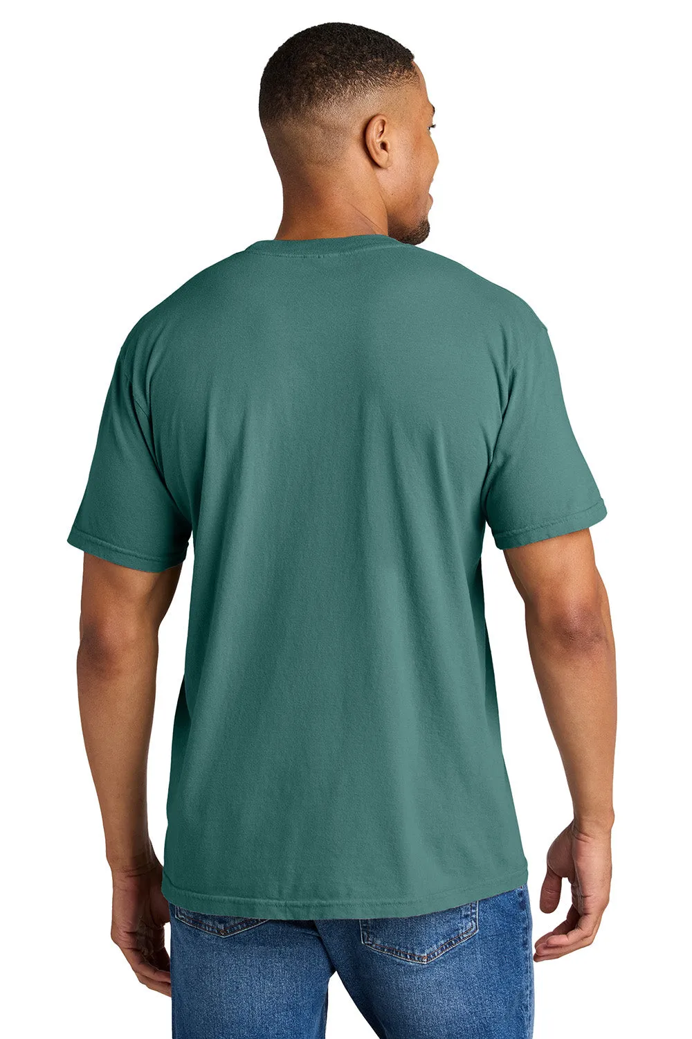Comfort Colors Mens Short Sleeve Crewneck T-Shirt - Emerald Green