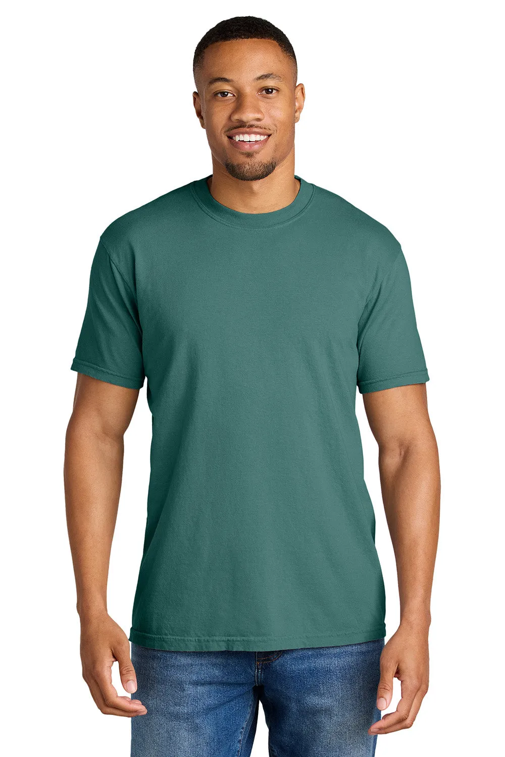 Comfort Colors Mens Short Sleeve Crewneck T-Shirt - Emerald Green