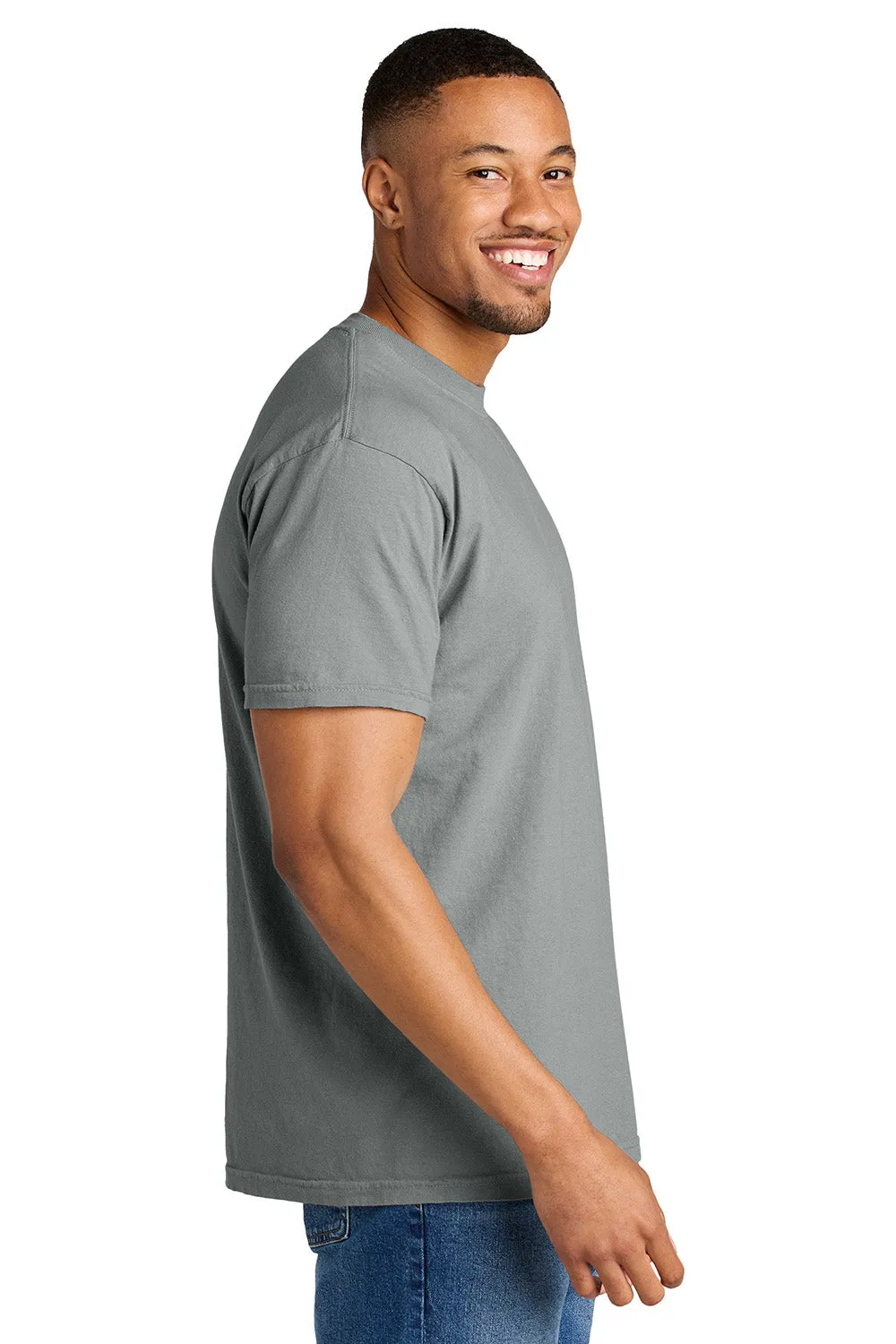 Comfort Colors Mens Short Sleeve Crewneck T-Shirt - Granite Grey