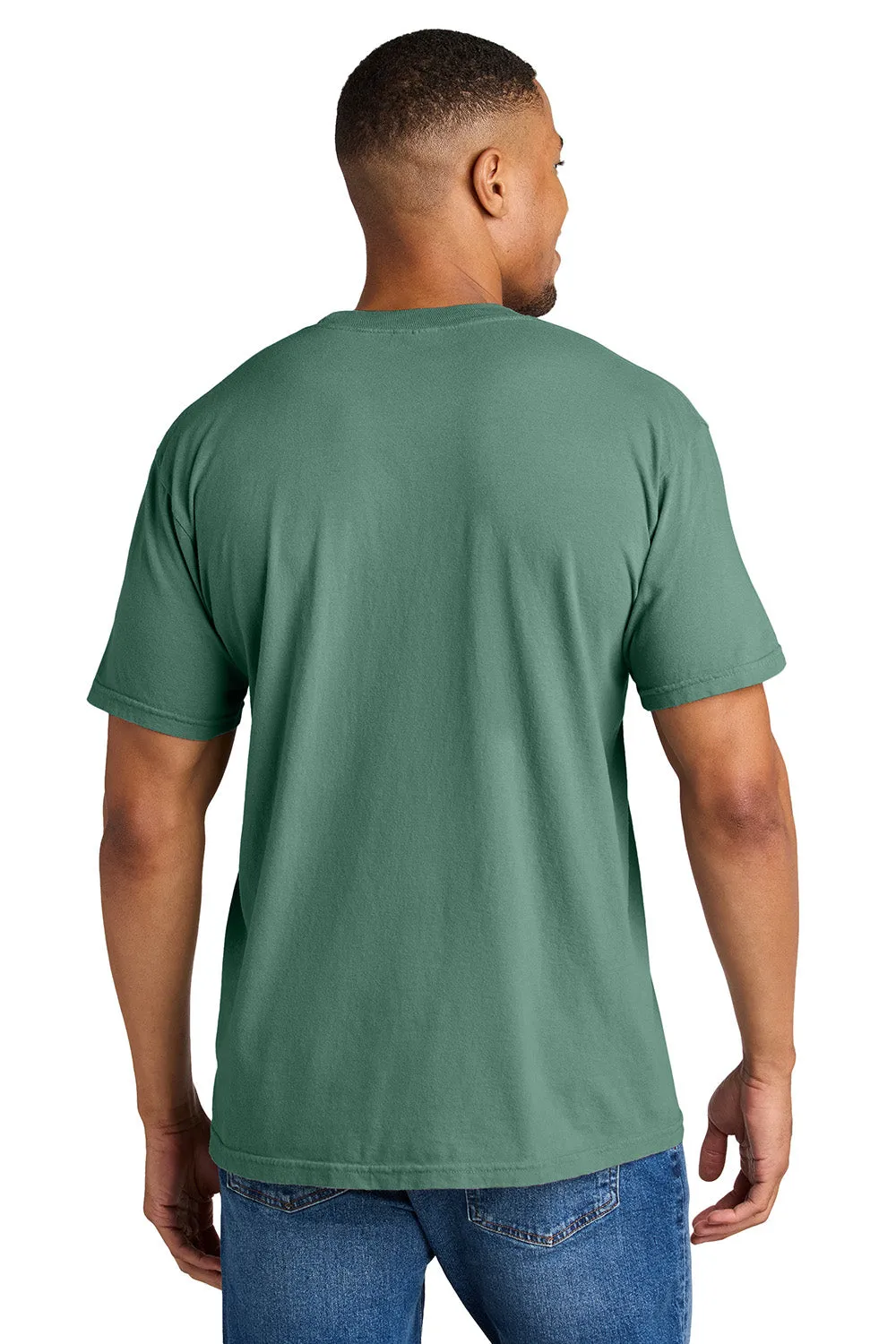 Comfort Colors Mens Short Sleeve Crewneck T-Shirt - Light Green