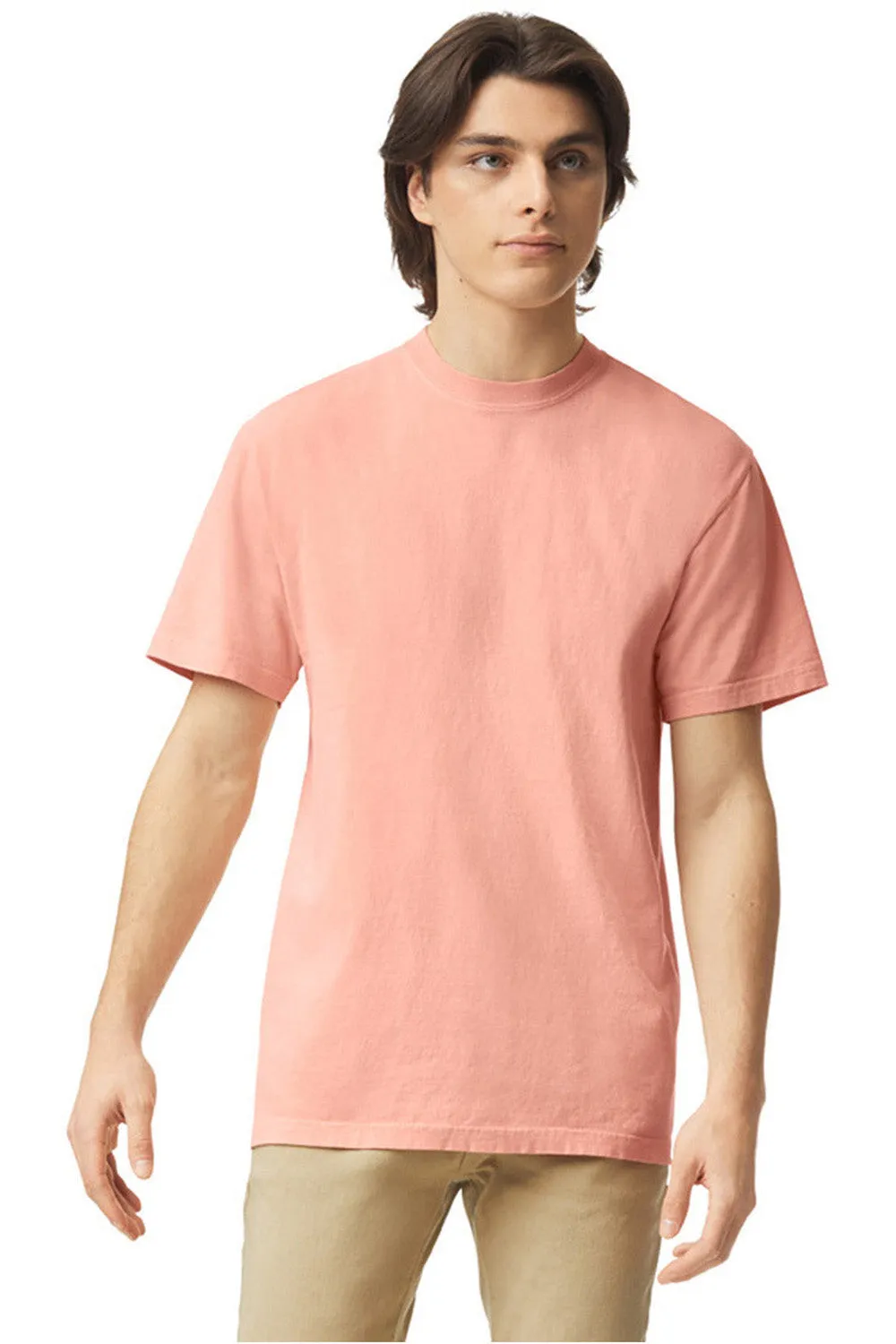 Comfort Colors Mens Short Sleeve Crewneck T-Shirt - Peachy