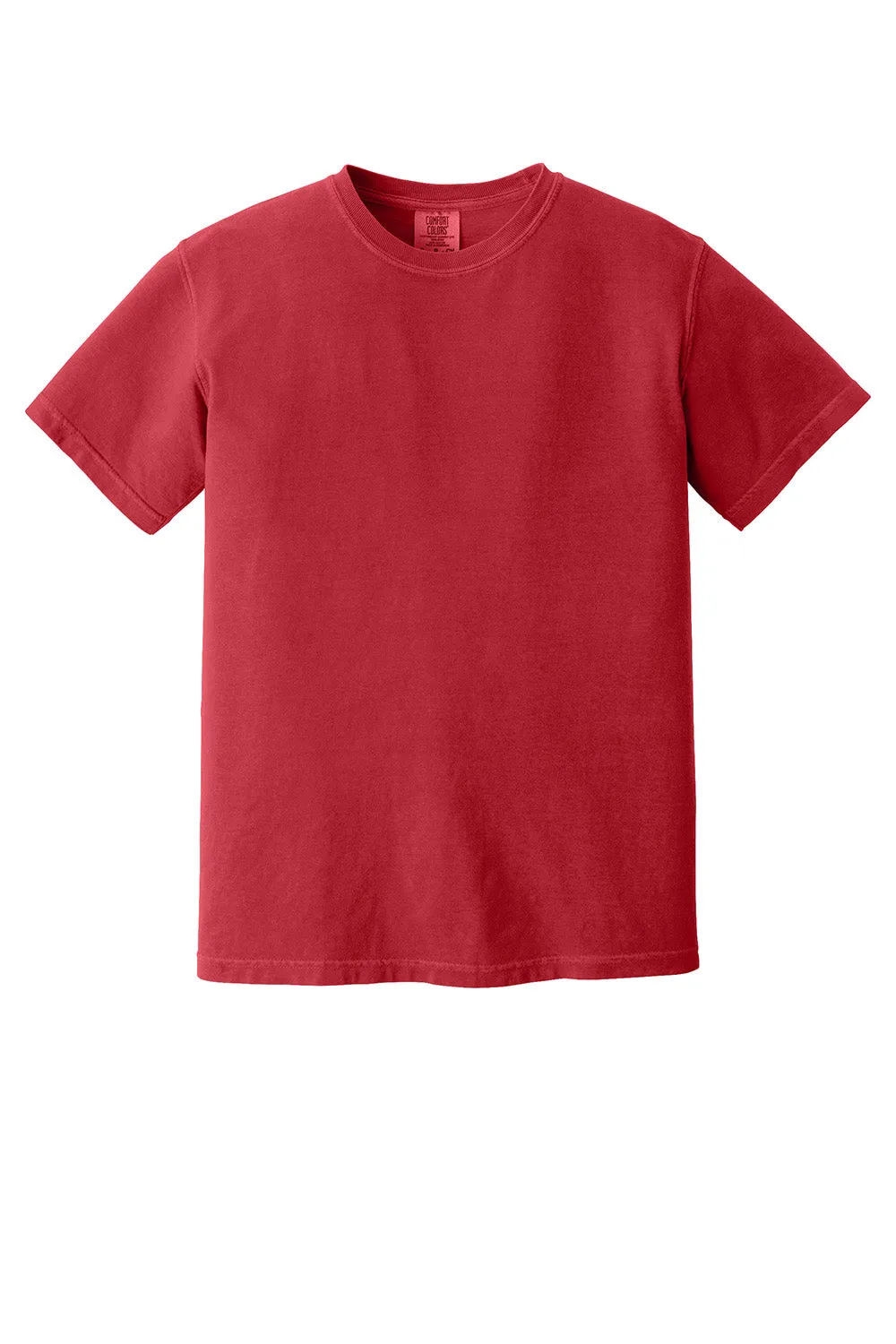 Comfort Colors Mens Short Sleeve Crewneck T-Shirt - Red