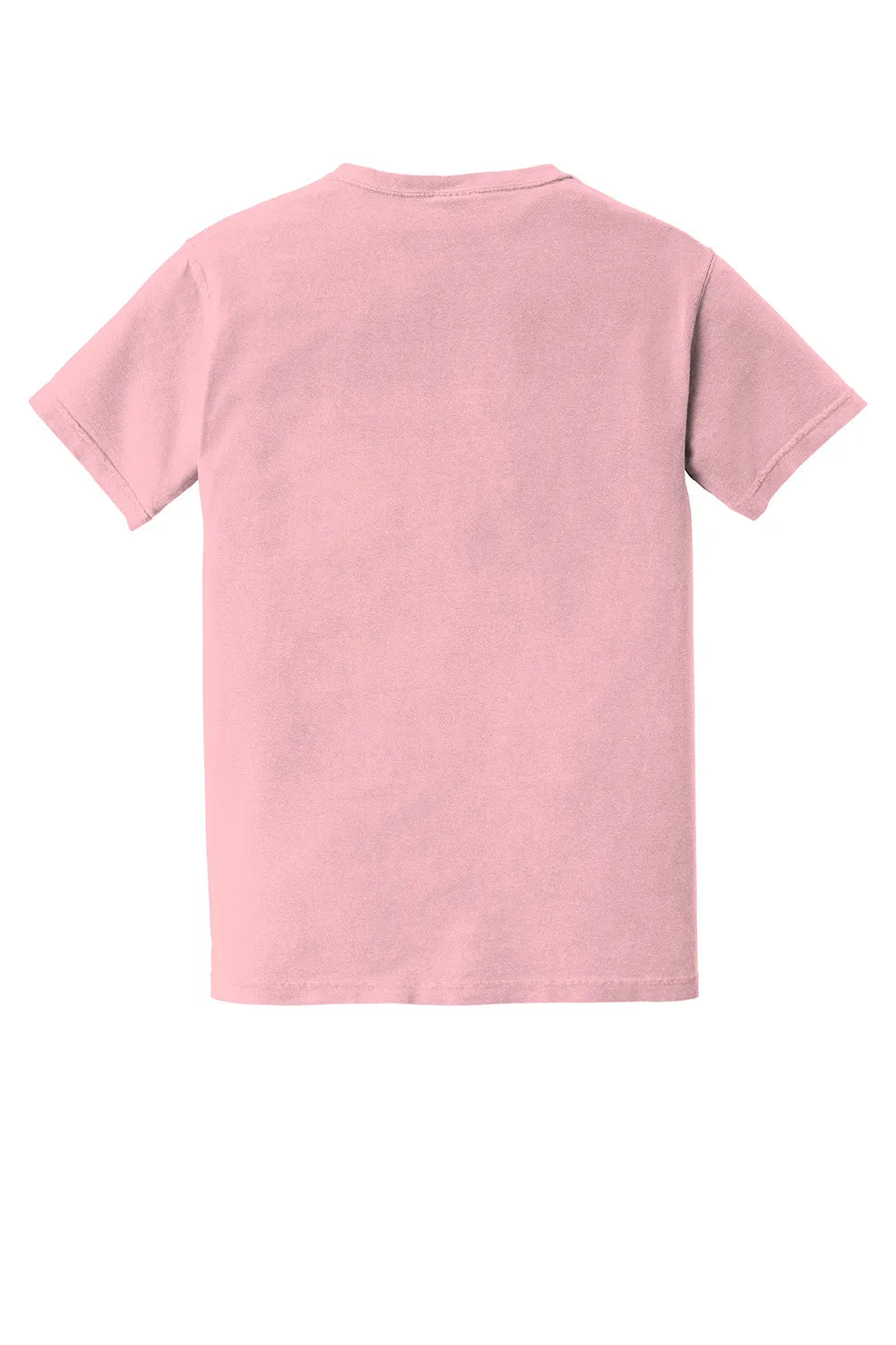 Comfort Colors Mens Short Sleeve Crewneck T-Shirt w/ Pocket - Blossom Pink