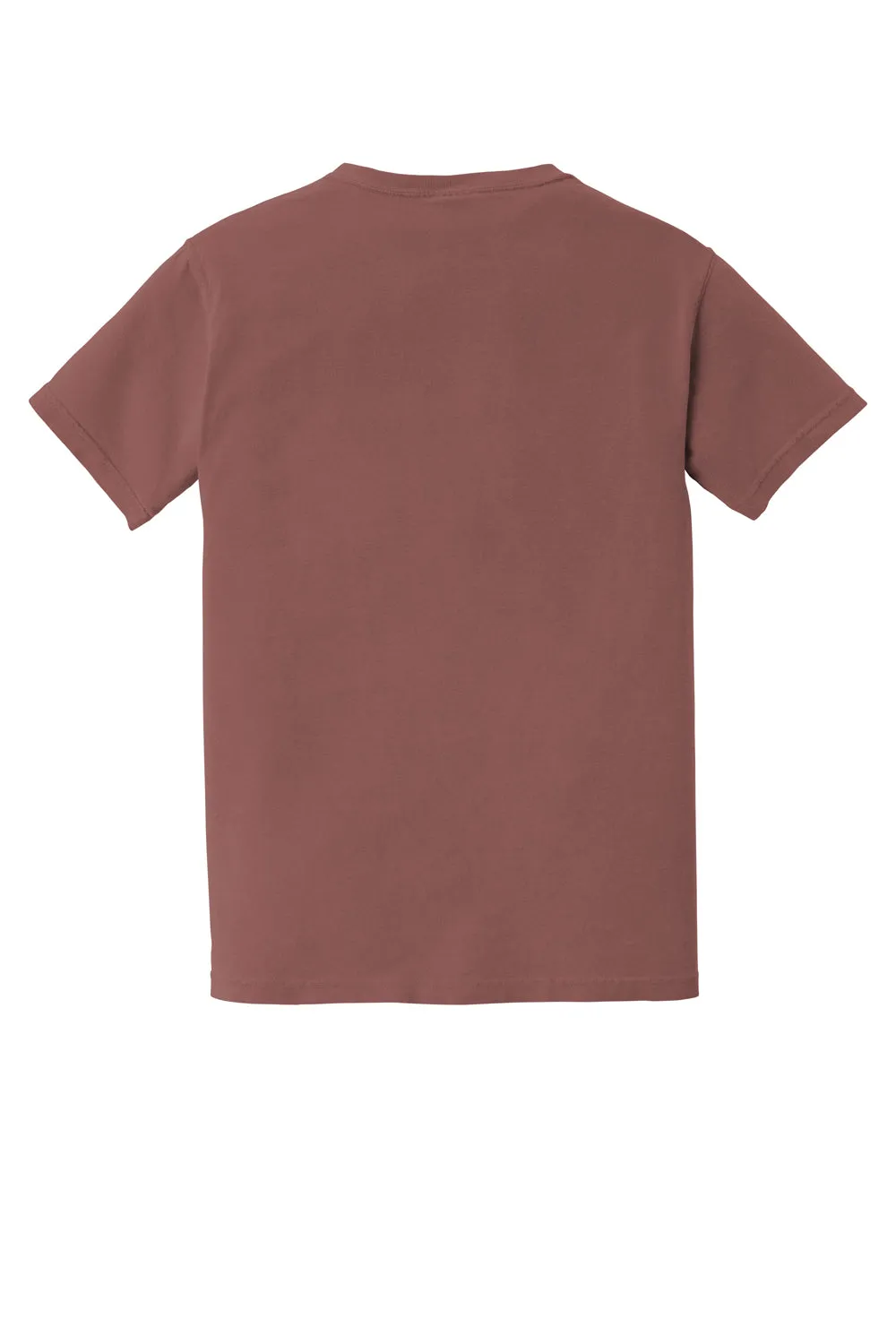 Comfort Colors Mens Short Sleeve Crewneck T-Shirt w/ Pocket - Cumin
