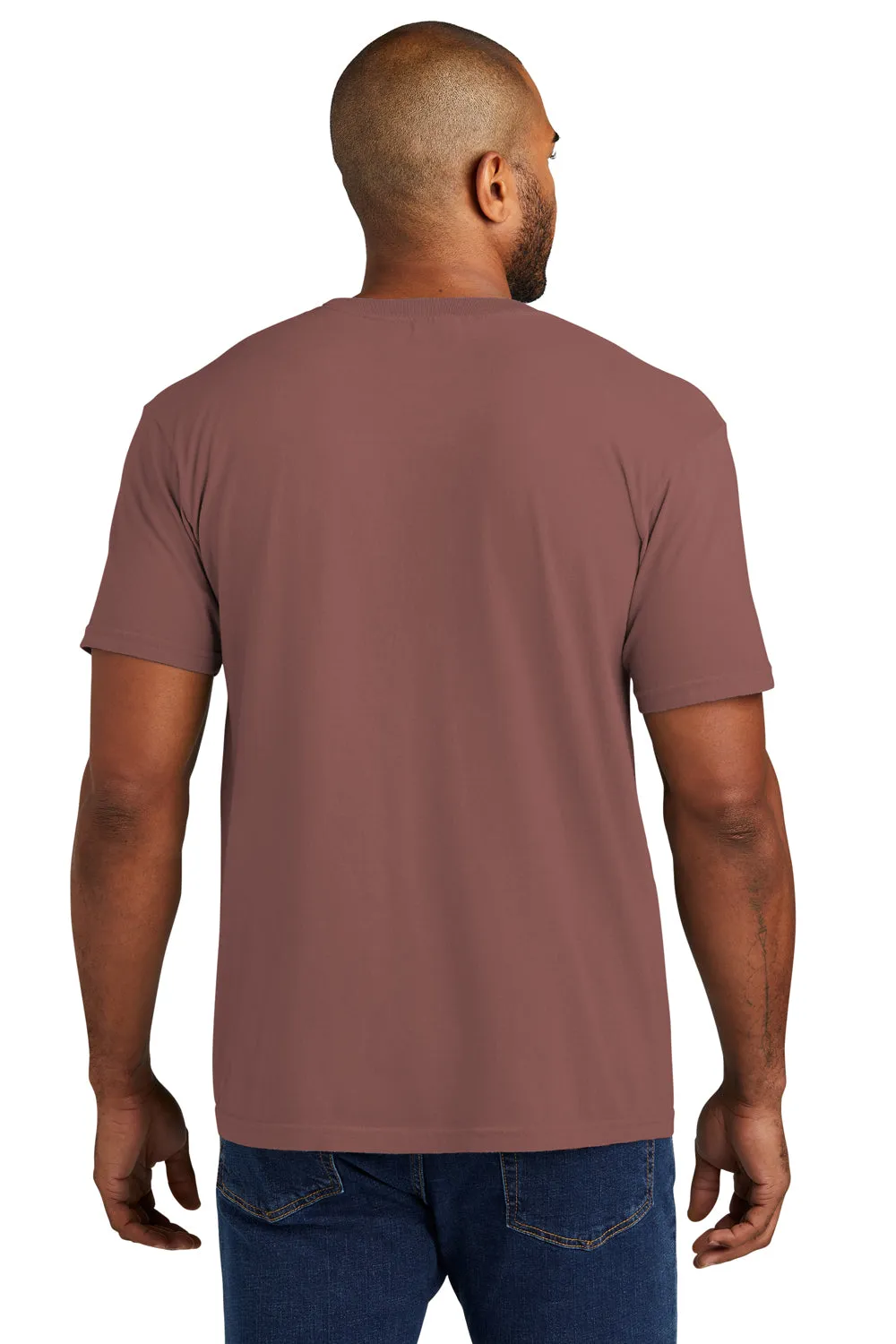 Comfort Colors Mens Short Sleeve Crewneck T-Shirt w/ Pocket - Cumin