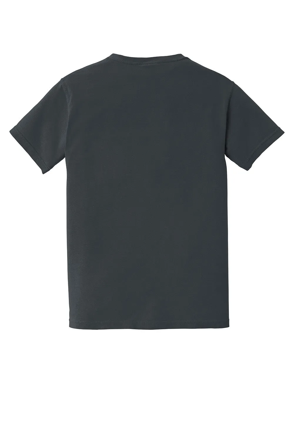 Comfort Colors Mens Short Sleeve Crewneck T-Shirt w/ Pocket - Denim Blue