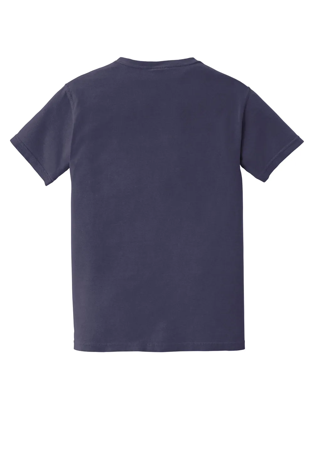Comfort Colors Mens Short Sleeve Crewneck T-Shirt w/ Pocket - Grape Purple