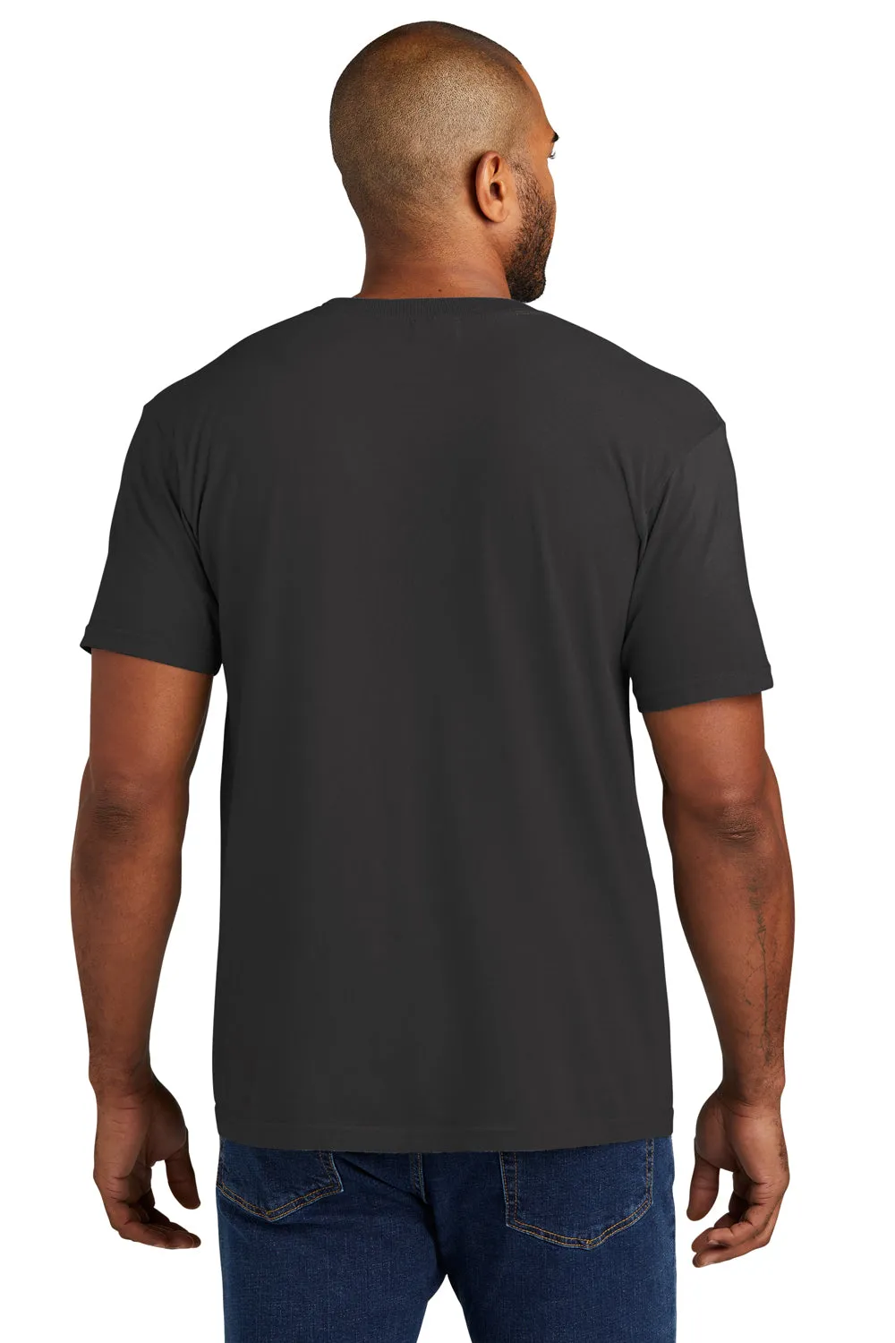 Comfort Colors Mens Short Sleeve Crewneck T-Shirt w/ Pocket - Graphite Grey