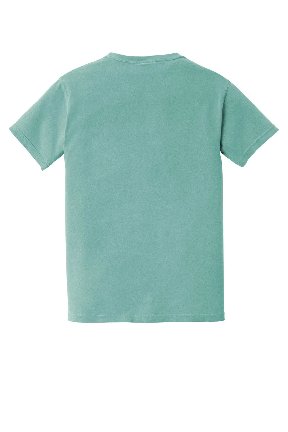Comfort Colors Mens Short Sleeve Crewneck T-Shirt w/ Pocket - Seafoam Green