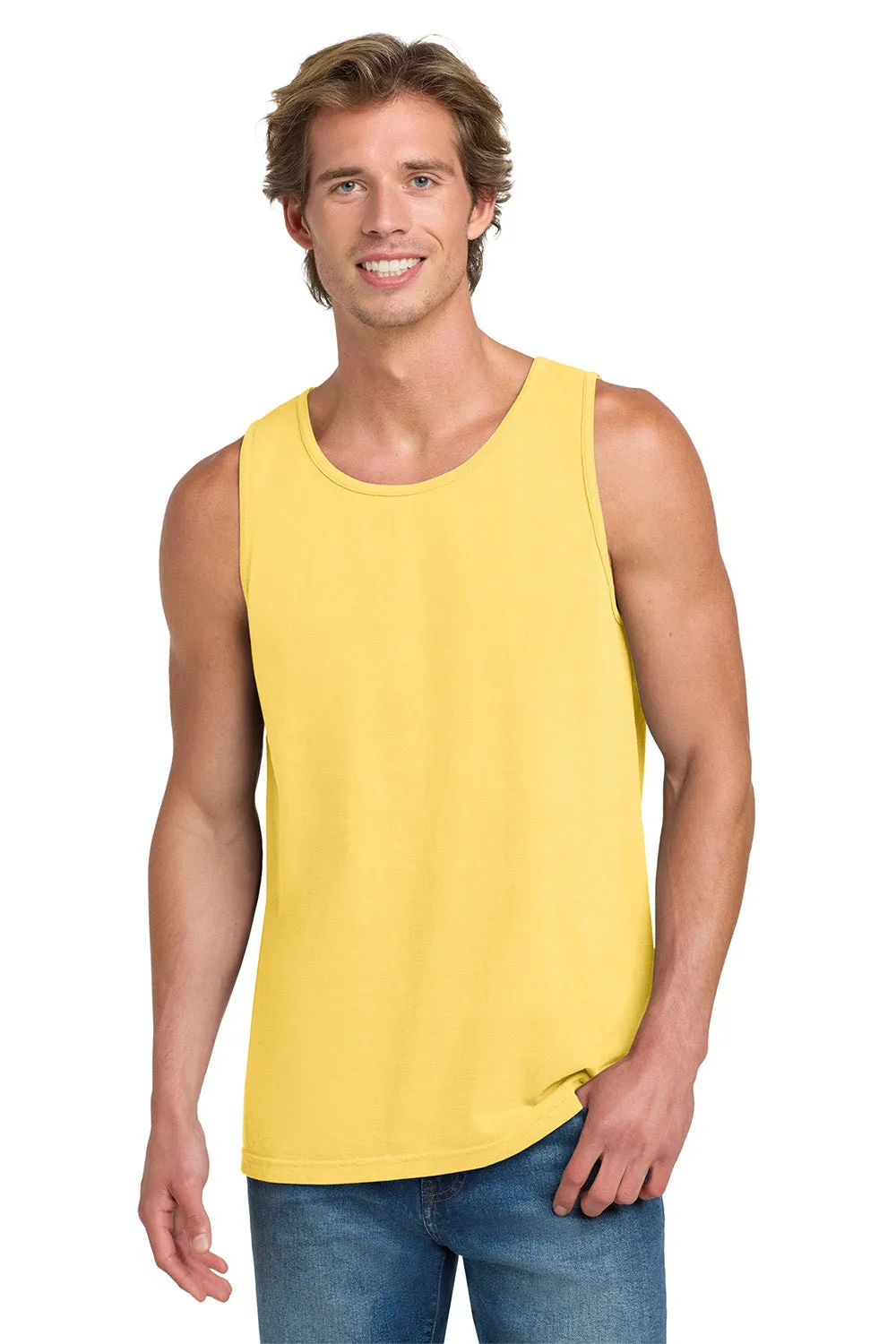 Comfort Colors Mens Tank Top - Butter Yellow