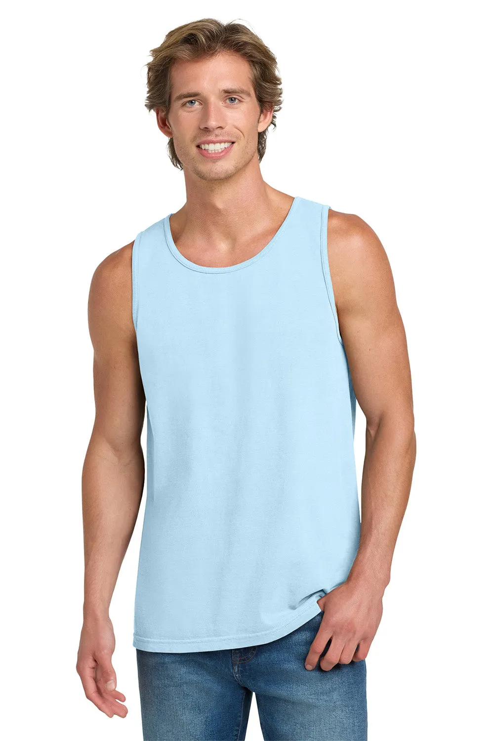 Comfort Colors Mens Tank Top - Chambray Blue