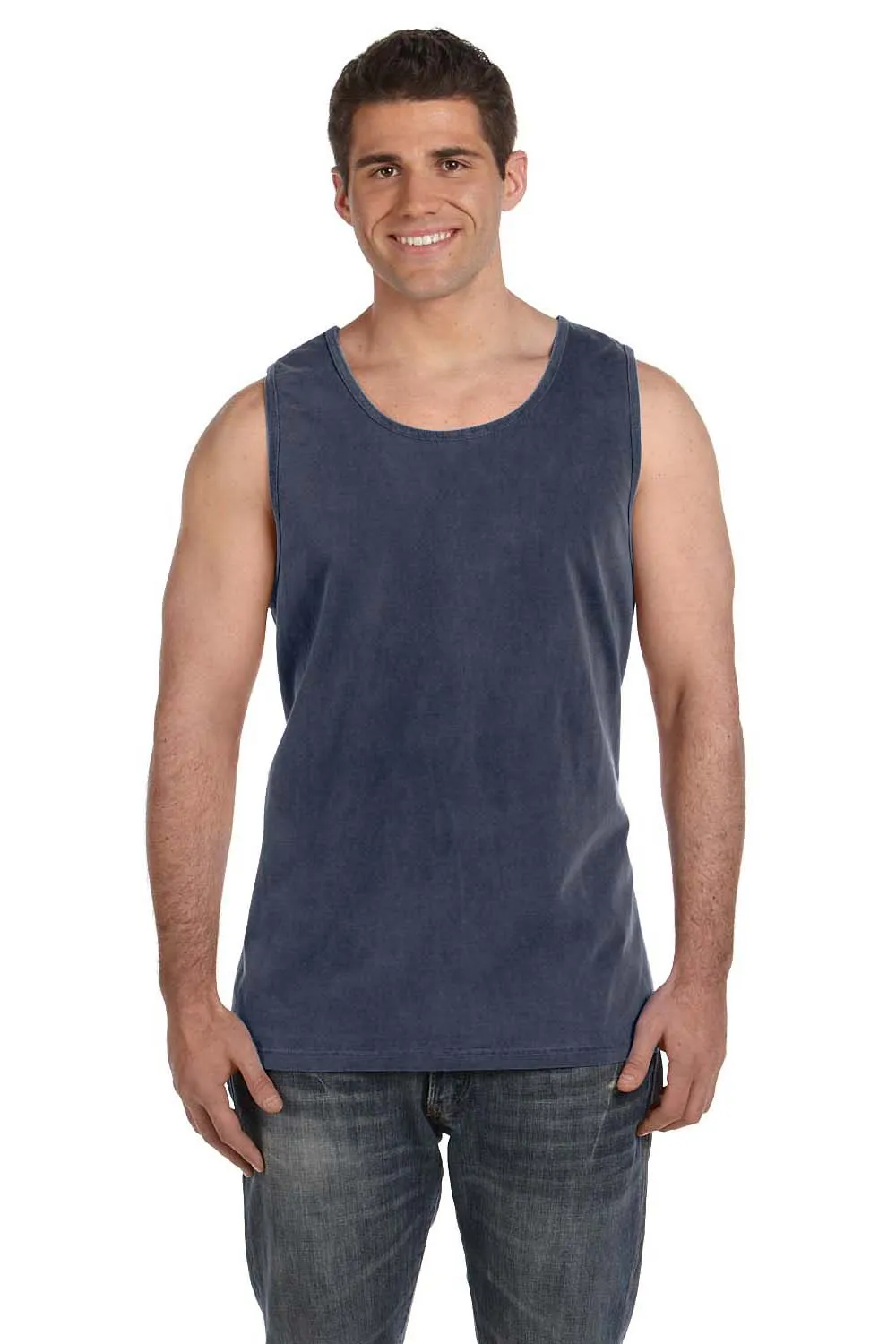 Comfort Colors Mens Tank Top - Denim Blue
