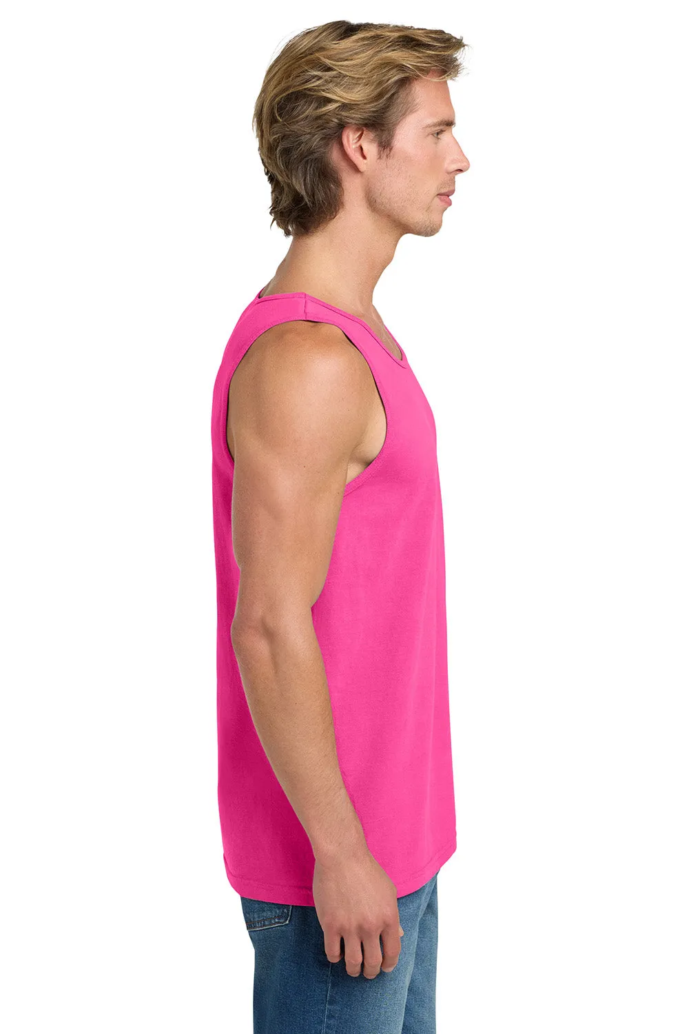 Comfort Colors Mens Tank Top - Neon Pink